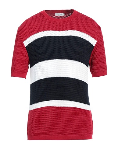 ALPHA STUDIO Sweater Red 100% Cotton