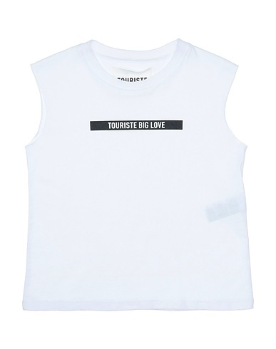 TOURISTE Tank top White 100% Organic cotton