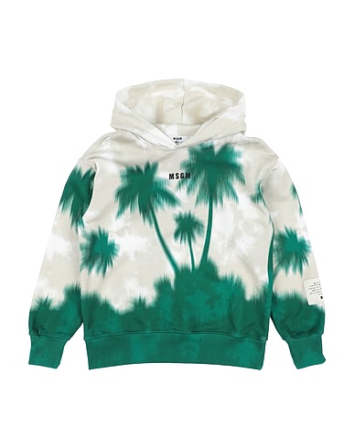 MSGM Sweatshirt KIDS Green 100% Cotton