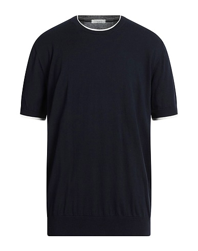 PAOLO PECORA Jumper Midnight blue 100% Cotton