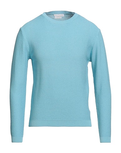 DANIELE FIESOLI Sweater Sky blue 100% Cotton