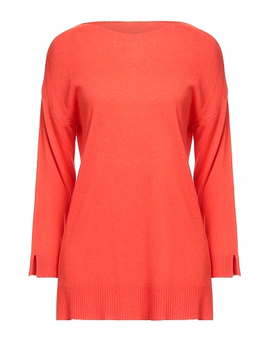 DEJAVU OVER Jumper Orange 55% Modal, 45% Acrylic