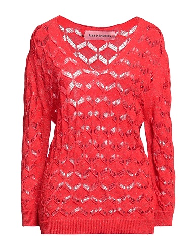 PINK MEMORIES Sweater Red 50% Recycled cotton, 50% Acrylic