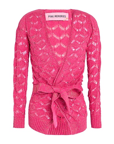PINK MEMORIES Cardigan 50% Coton, 50% Acrylique, Polyester métallisé, Polyamide