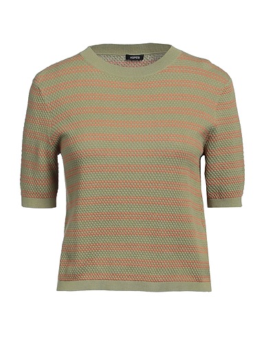 ASPESI Sweater Sage green 100% Cotton