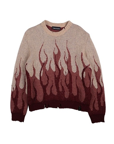 VISION OF SUPER Pullover Beige 47% Acrilico, 27% Lana mohair, 26% Poliammide