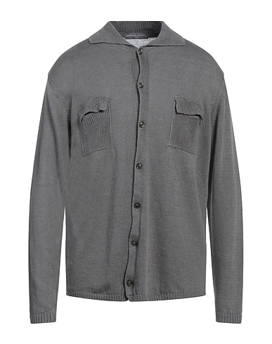 DANIELE FIESOLI Cardigan Lead 73% Organic Linen, 27% Cotton