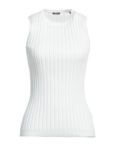 ASPESI Maglia Gilet Bianco 97% Cotone, 3% Elastan