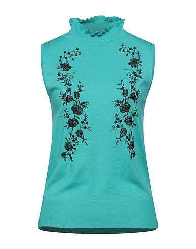 TOY G. Polo neck Turquoise 57% Nylon, 43% Viscose