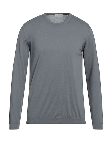 ROBERTO COLLINA Jumper SEA ISLAND Grey 100% Sea island cotton