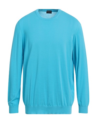 DRUMOHR Jumper Light blue 100% Cotton