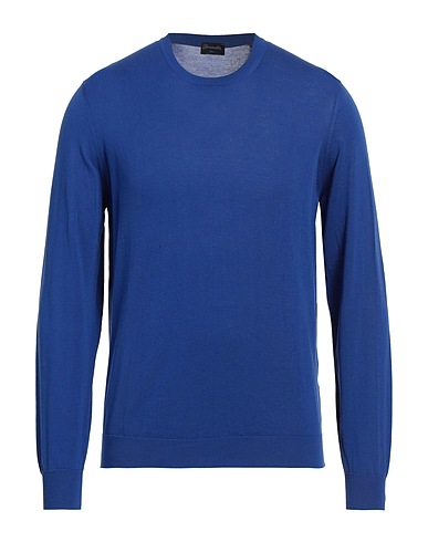 DRUMOHR Jumper Bright blue 100% Cotton