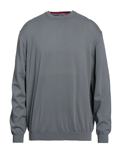 GIANGI Pullover Grigio 95% Cotone, 5% Poliestere
