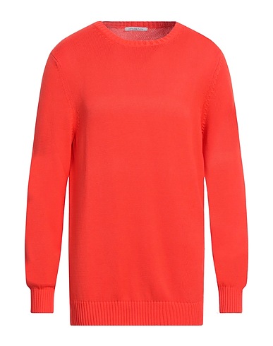 MALO Jumper Orange 100% Cotton