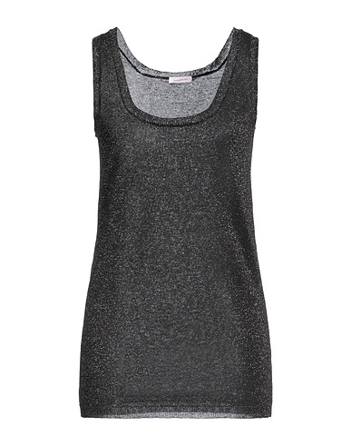 ROSSOPURO Top Black 70% Viscose, 15% Polyester, 15% Metallic fiber