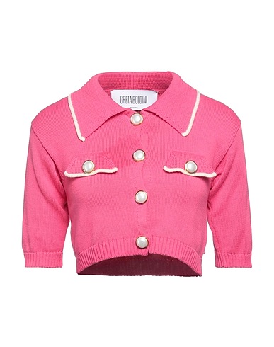 GRETA BOLDINI Cardigan Fuchsia 100% Cotton