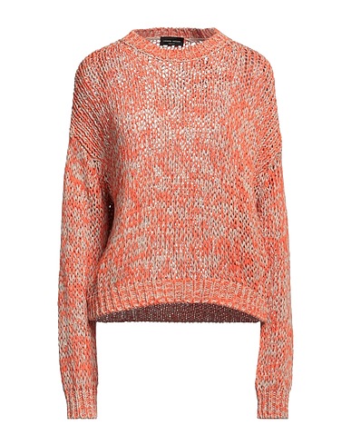 ROBERTO COLLINA Pullover Orange 66% Baumwolle, 34% Polyamid