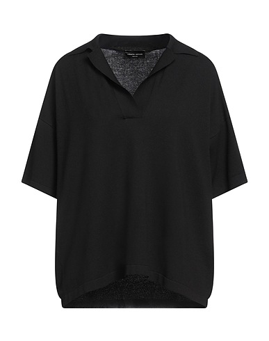 ROBERTO COLLINA Pullover Nero 90% Viscosa, 10% Poliestere