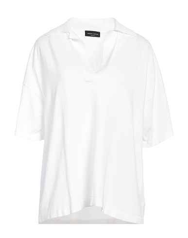 ROBERTO COLLINA Pullover Bianco 90% Viscosa, 10% Poliestere