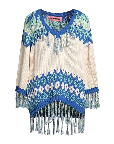 PINK MEMORIES Sweater Pastel blue 100% Cotton