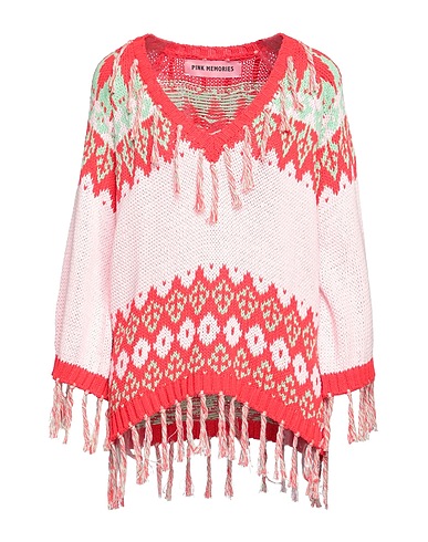 PINK MEMORIES Pullover Rosa chiaro 100% Cotone