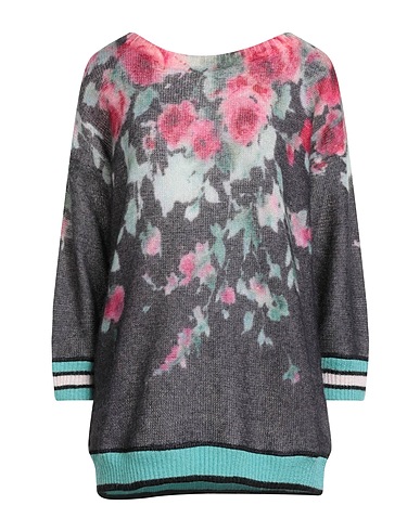 MARANI JEANS Jumper Charcoal 61% Mohair wool, 35% Polyamide, 4% Virgin Wool