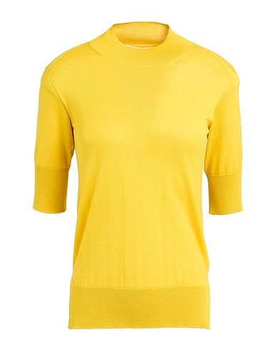 JIL SANDER Dolcevita Giallo 35% Cachemire, 35% Lana Vergine, 30% Seta