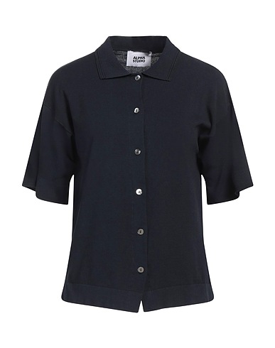 ALPHA STUDIO Cardigan Midnight blue 75% Cotton, 25% Polyester