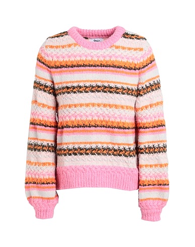 ONLY Pullover Rosa 57% Poliestere riciclato, 43% Poliestere