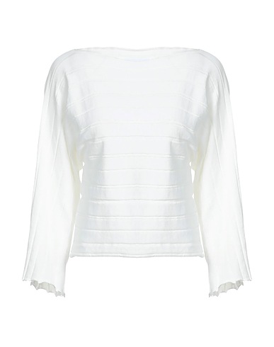 ALPHA STUDIO Sweater Ivory 100% Cotton