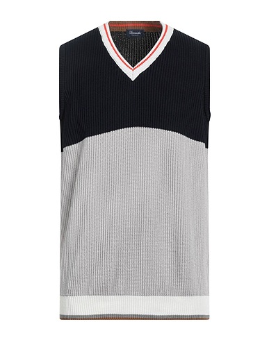 DRUMOHR Maglia Gilet Blu notte 100% Cotone
