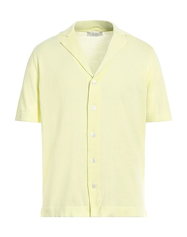 FILIPPO DE LAURENTIIS Cardigan Pastel yellow 100% Cotton