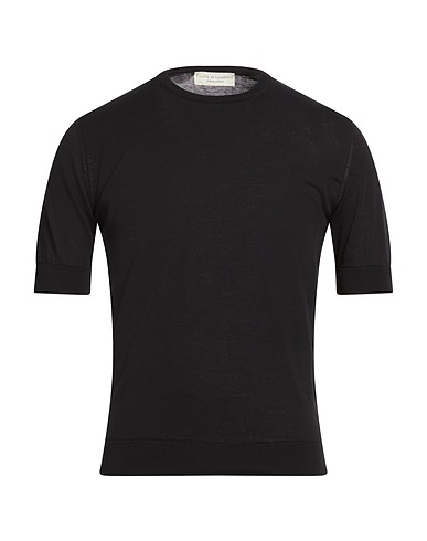 FILIPPO DE LAURENTIIS Pullover Noir 100% Coton