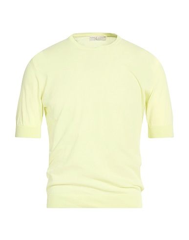 FILIPPO DE LAURENTIIS Pullover Jaune pastel 100% Coton