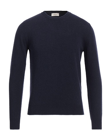 ALTEA Pullover Blu notte 100% Lana Vergine