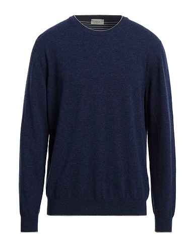 ALTEA Pullover Blu navy 100% Lana Vergine