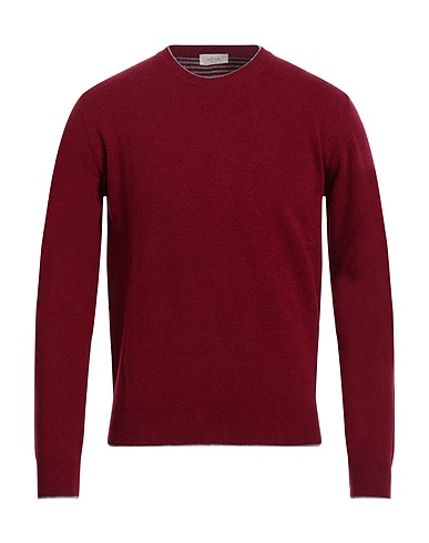 ALTEA Pullover Bordeaux 100% Lana Vergine