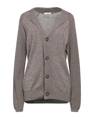 PAOLO PECORA Cardigan Khaki 100% Cotton