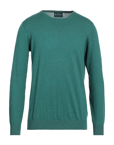ALAN PAINE Jumper Green 70% Cotton, 20% Silk, 10% Cashmere