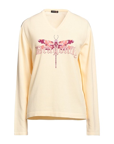 CRUCIANI PEOPLE Jumper Ivory 100% Cotton