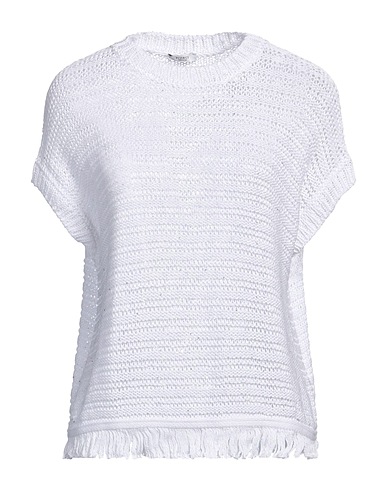 PESERICO Sweater EASY BIANCO 96% Cotton, 4% Polyester