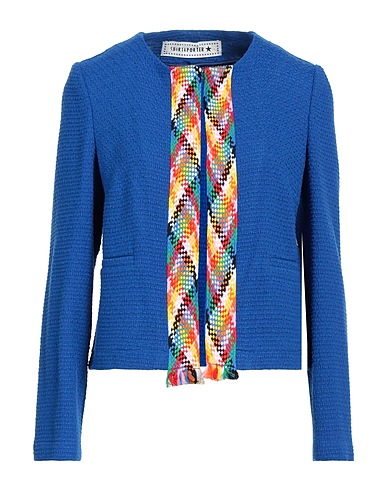 SHIRTAPORTER Giacca Blu 65% Cotone, 30% Poliestere, 5% Altre Fibre