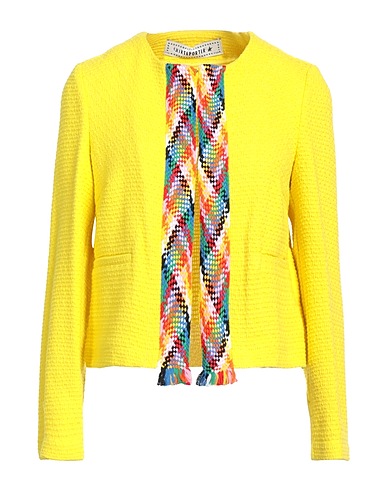 SHIRTAPORTER Jackett Gelb 65% Baumwolle, 30% Polyester, 5% Andere Fasern