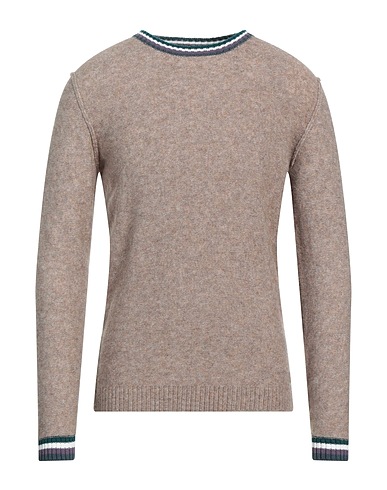 GAUDÌ Pullover Beige 47% Acryl, 30% Polyester, 10% Kamelwolle, 10% Wolle, 3% Elastan