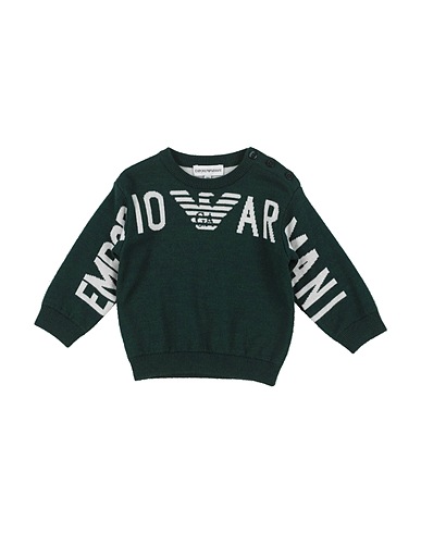 EMPORIO ARMANI Pullover Dunkelgrün 50% Acryl, 50% Schurwolle, Polyamid, Elastan