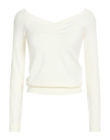 LIU •JO プルオーバー オフホワイト レーヨン 62% / ポリエステル 38%