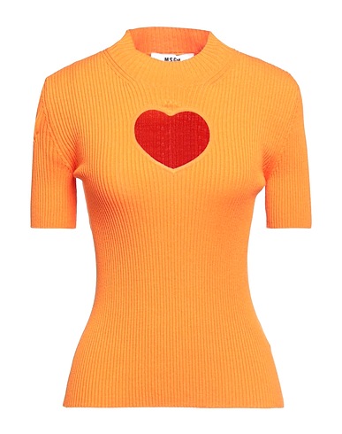 MSGM Jumper Orange 70% Viscose, 30% Polyester