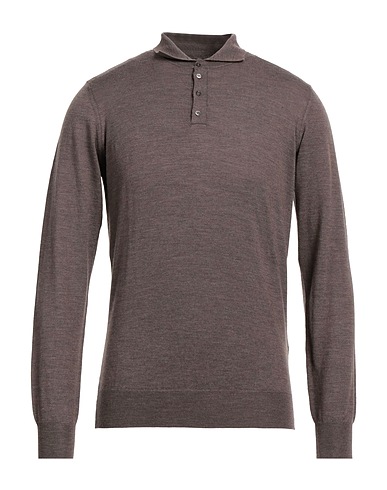 ROSSOPURO Jumper Chocolate brown 100% Wool