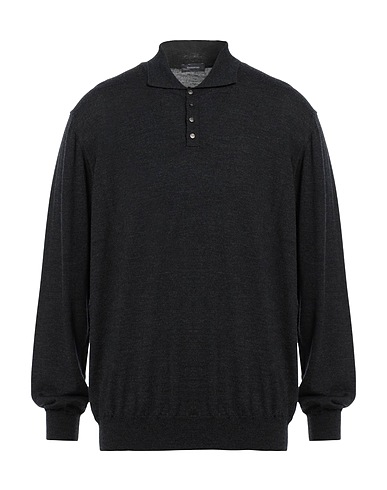 ROSSOPURO Jumper Charcoal 100% Wool