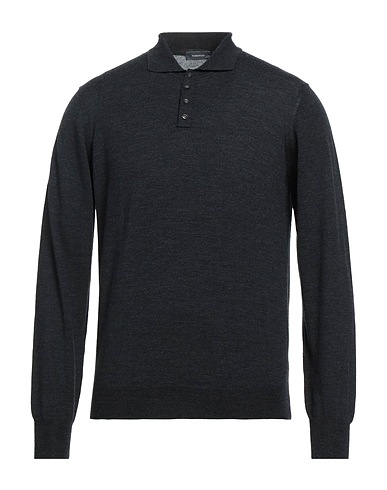 ROSSOPURO Pullover Nero 100% Lana